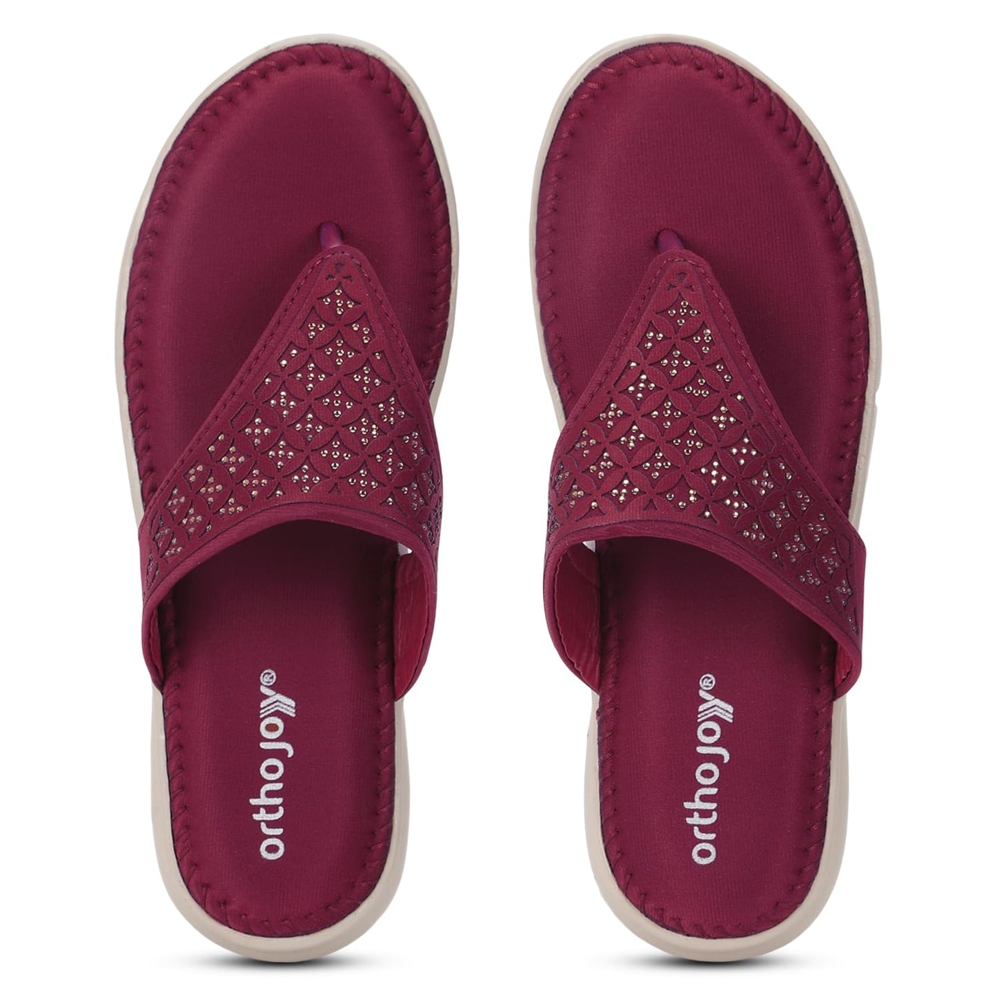 Ortho Joy Doctor Fancy Slipper For Women || Orthopedic WomenS Fancy Sandal For Women