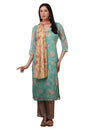 Aurelia Women's Multicoloured Bold Floral Printed Georgette Dupatta