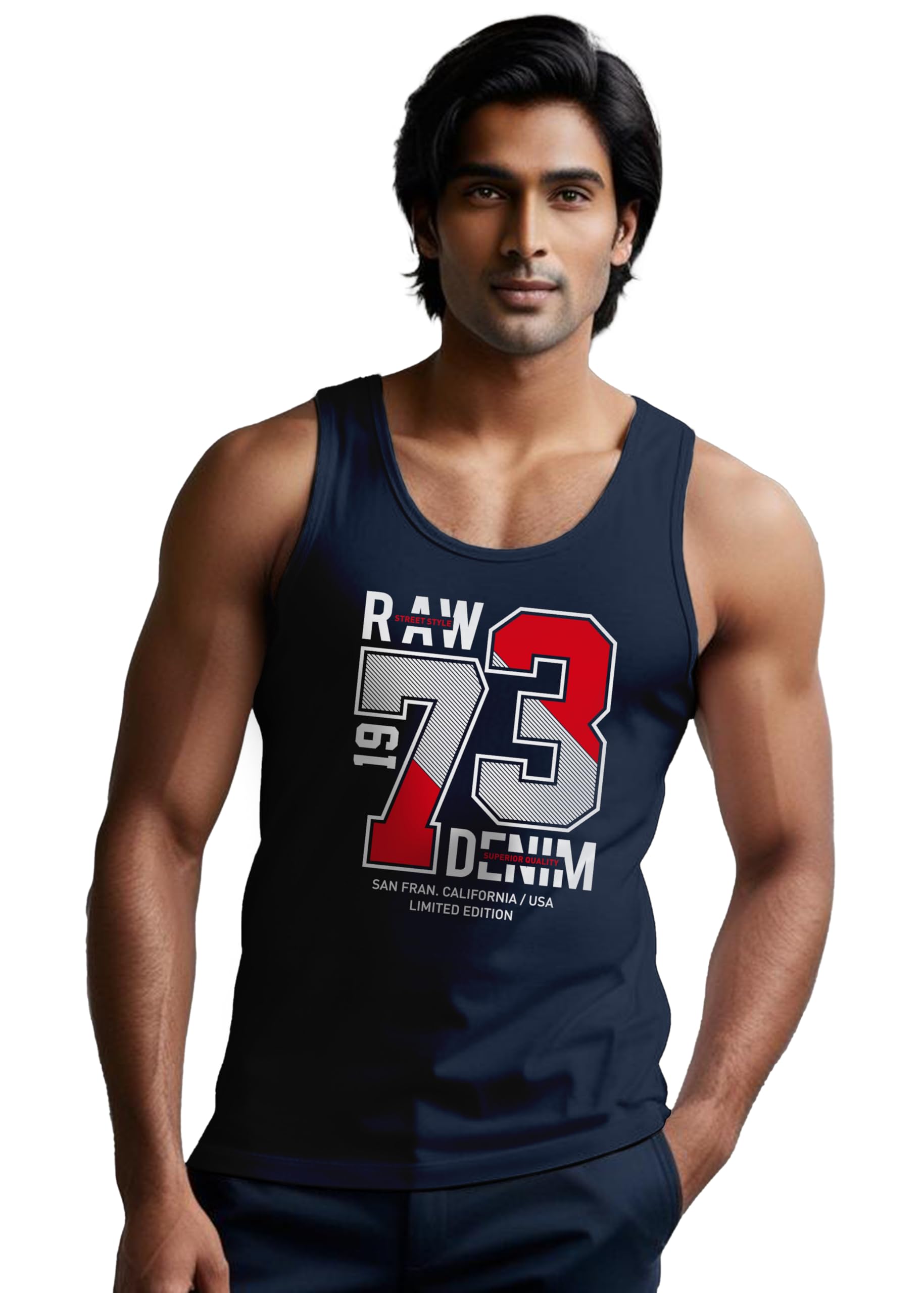 Peppyzone Mens Printed Regular Fit Vest (TT-Number-1012_Navy Blue4
