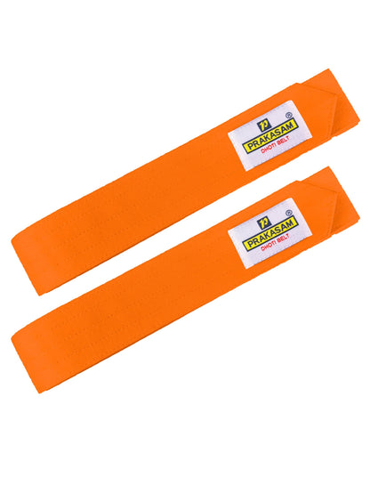 PRAKASAM COTTON Mens Cotton Dhoti Belt | Durable Canvas Cotton Waist Belt for Traditional Dhoti | Adjustable & Comfortable Dhoti