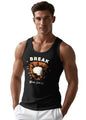 Peppyzone Mens Printed Regular Fit Vest (TT-Trendy-19_Black