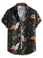 Shasmi Solid Regular Fit Fancy Casual Shirt for Men_Black Print
