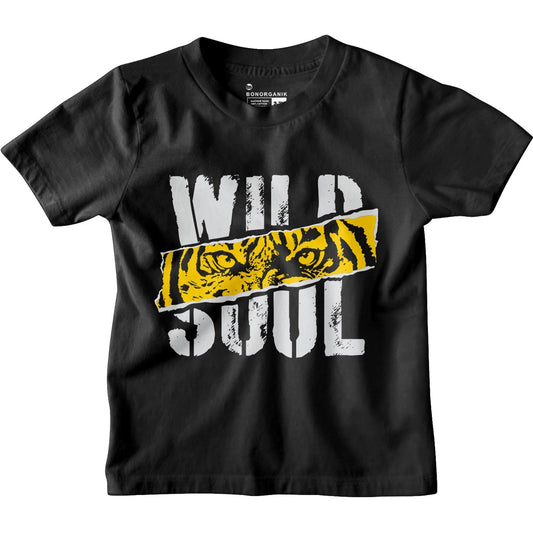 Bon Organik Boys Regular Fit T-Shirt (BON12172_Black