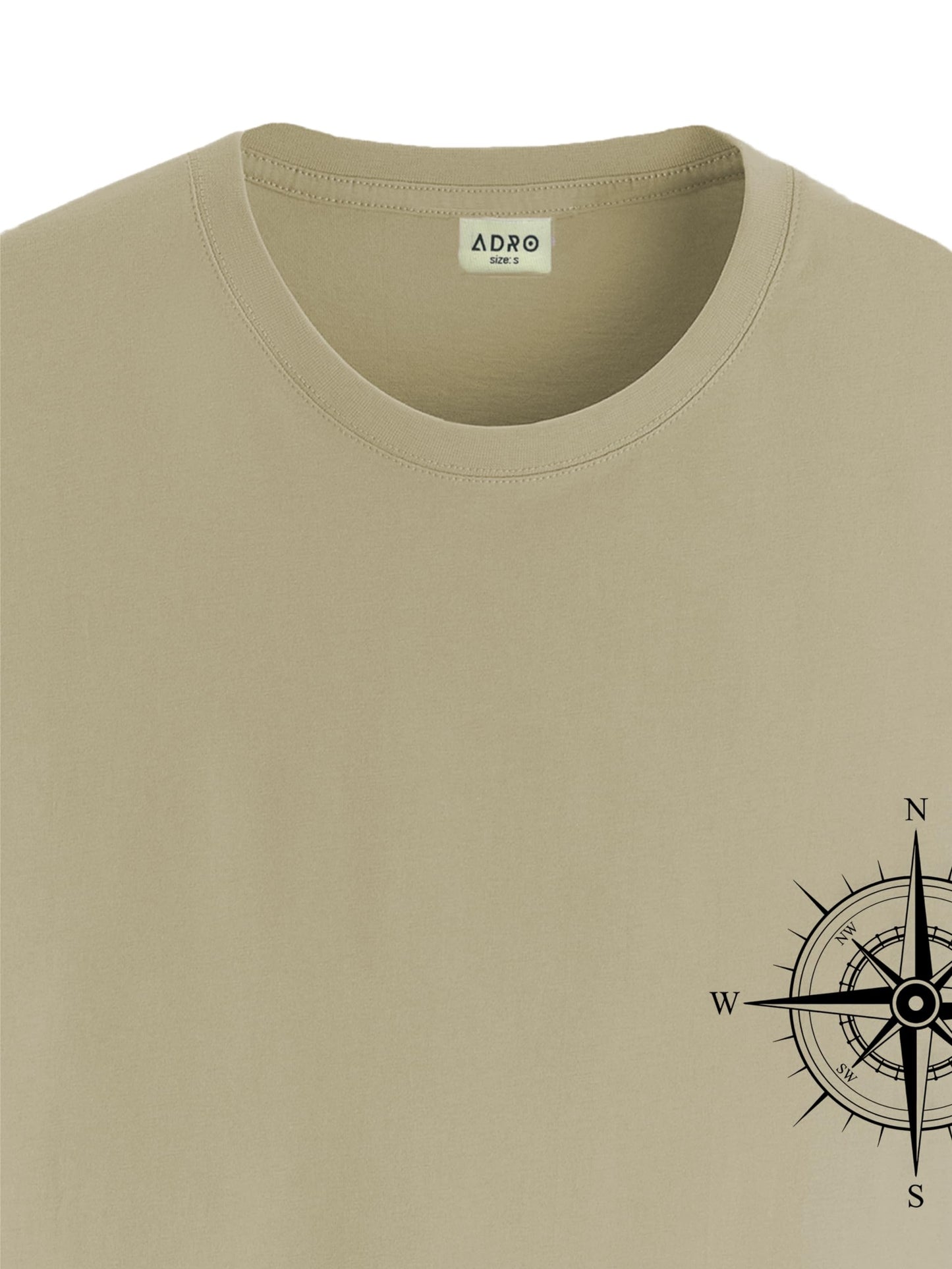 ADRO Tshirt for Men | Printed T Shirt for Men | 100% Cotton Tshirt | Graphic Printed T-Shirt | Chest Printed Tshirt | Unisex Tsh