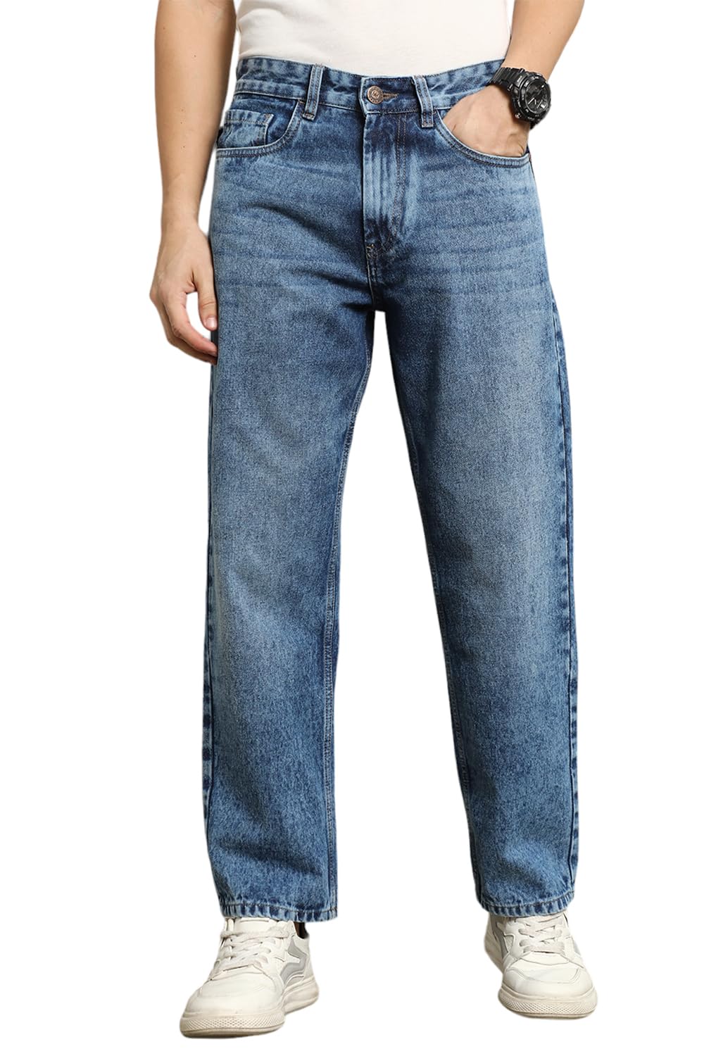 High Star MenS Classic Jeans (Hsmjns2401_Jun_Blue1