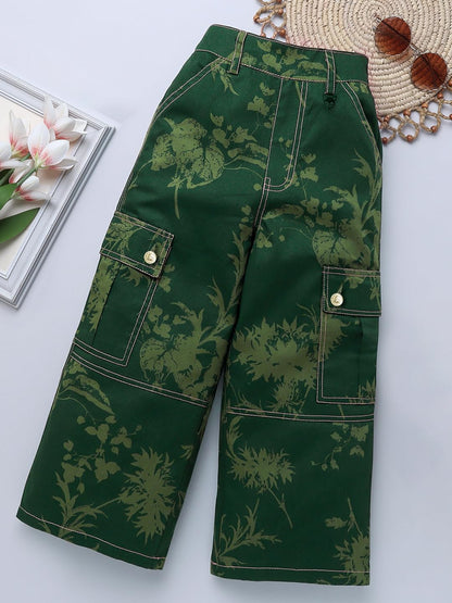 Naughty Ninos BoyS Regular Casual Pants (Nnb0046Pnt_Dark Green