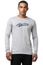 Allen Solly Men Striped Casual Full Sleeve Crew Neck T-Shirt