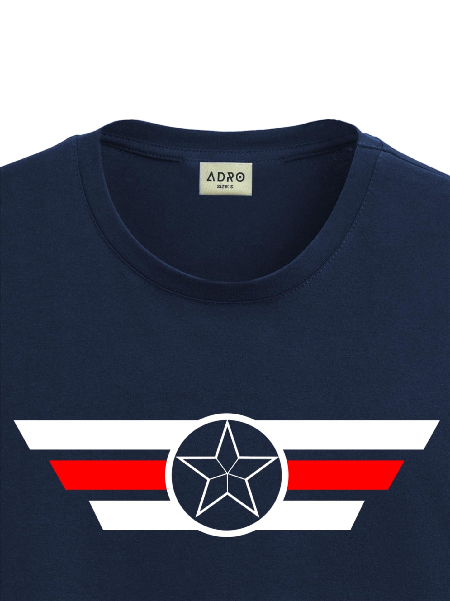 ADRO Tshirt for Men | Printed T Shirt for Men | 100% Cotton T-Shirt |Printed T Shirt | T-Shirts | RN24-CAP-NB