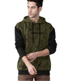 Noble Monk MenS Printed Cotton Blend Hooded Neck Sweatshirt | Full Sleeves | Casual Hoodie For Men