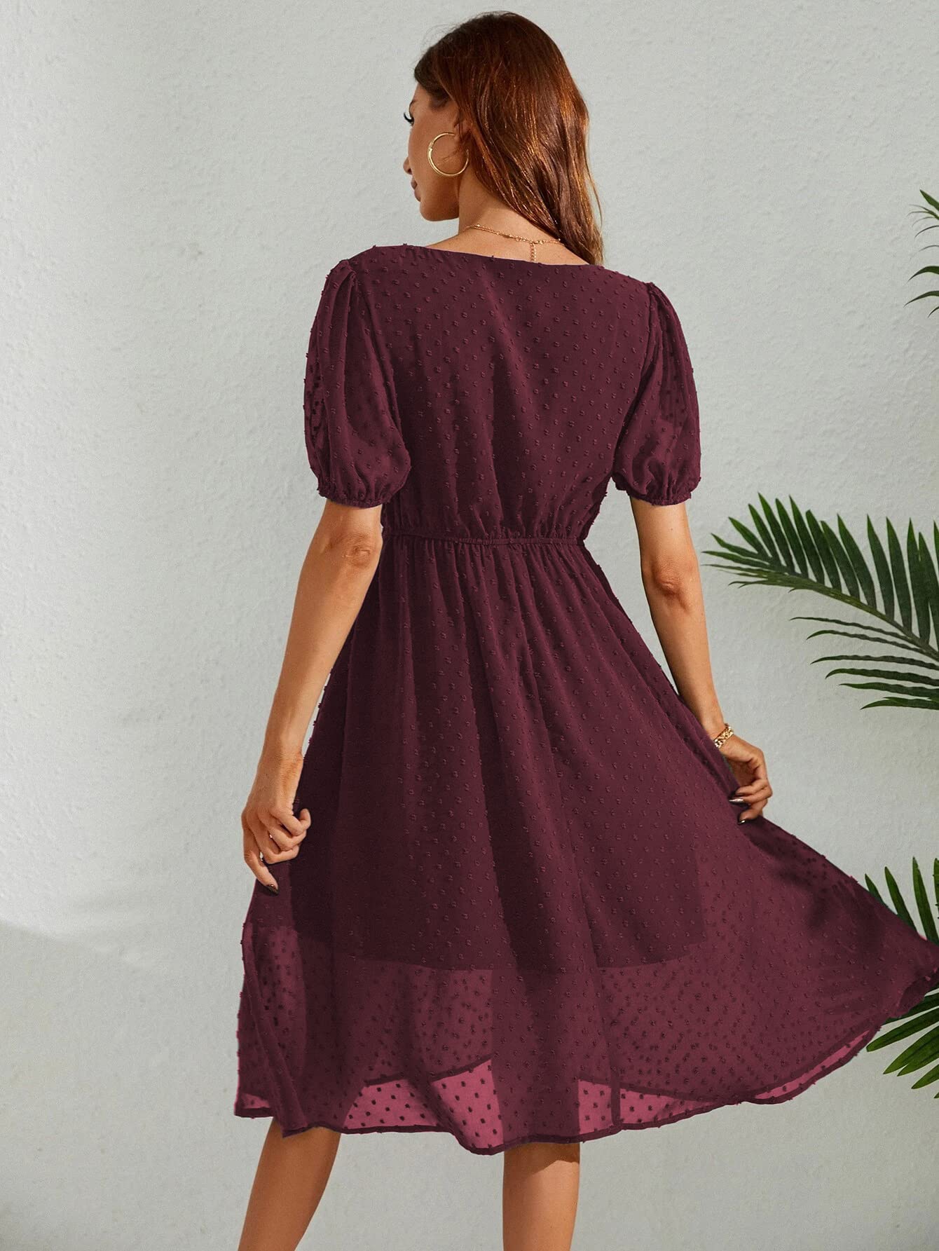 Tagas Women'S Georgette A-Line Standard Standard Length Dress (Op-3210-1)