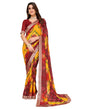 Yashika Womens Woven Latest Georgette Saree with Lace and Blouse Material (AZ-YS-P1-AACHAL-KORAM-Parent_Maroon)