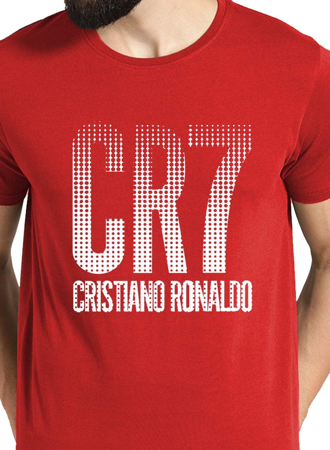 ADRO Design Printed Red T-Shirt for Men & Women (RNR-M-CR07-RD_Red)