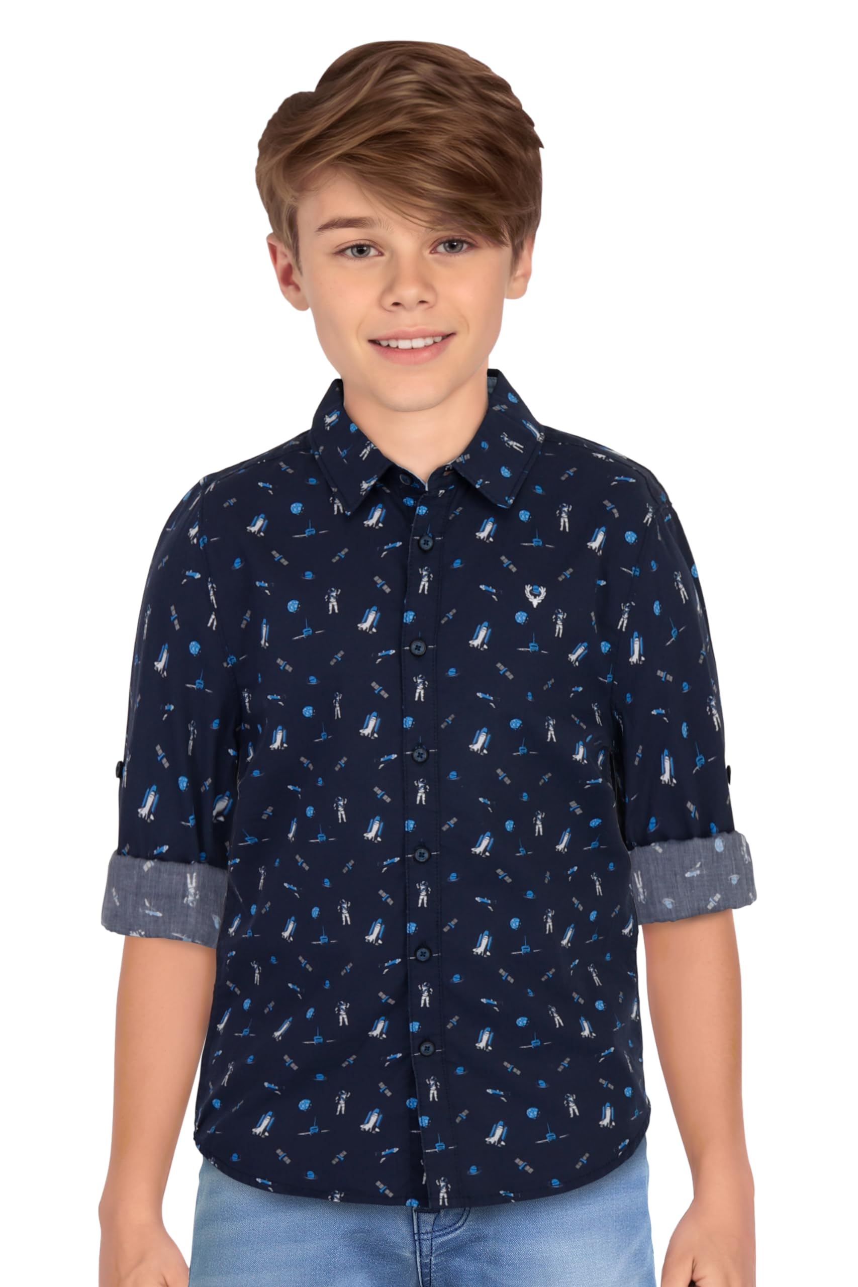 Allen Solly Boys Slim Fit Printed Cotton T-Shirt