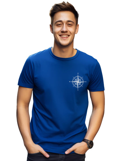 ADRO Tshirt for Men | Printed T Shirt for Men | 100% Cotton Tshirt | Graphic Printed T-Shirt | Chest Printed Tshirt | Unisex Tsh