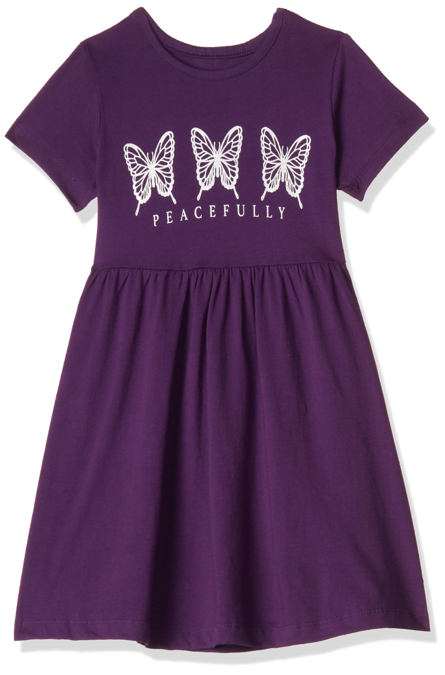 T2F Girls Printed Cotton Casual Knee-Length Dress(Pack Of 3)