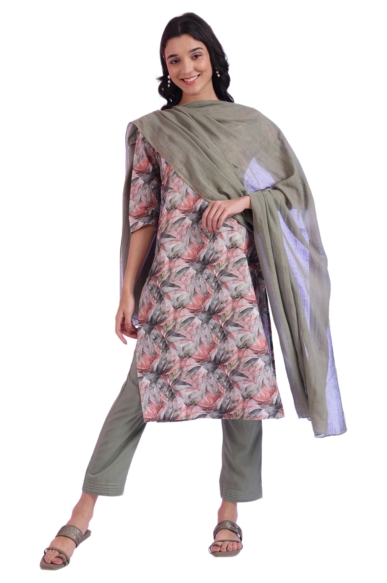 Aurelia Women's Dyed Pure Cotton Dupatta (Size: Free Size)-A80076-705476