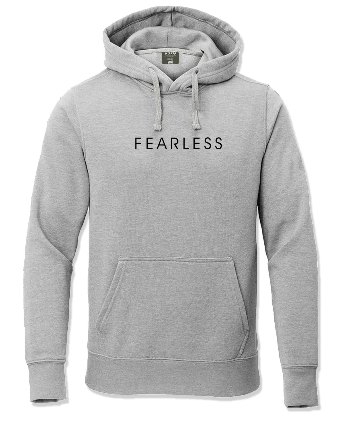 ADRO Fearless Printed Hoodie/Sweatshirt for Men (H22-M-FRL)