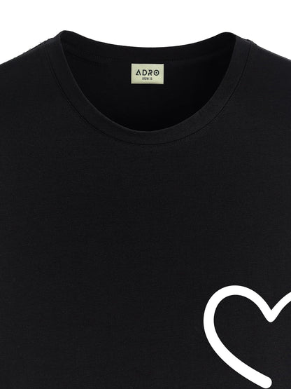 ADRO T-Shirts for MenChest Printed T-Shirt for MenCotton Tshirt for Men|RN24-STICK-HALF