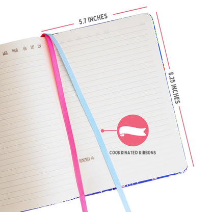 Doodle Hard Bound Soft Foam Padded Paper Notebook | Compact Size A5 (8.25 X 5.7) | 160 Pages, 80 Gsm | Flat Opening | Soft Foam