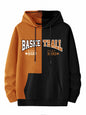 Noble Monk MenS Printed Cotton Blend Hooded Neck Sweatshirt | Full Sleeves | Casual Hoodie For Men