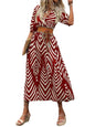 Greciilooks WomenS Rayon Wrap Maxi Dress (Gl-Wd1235_Red