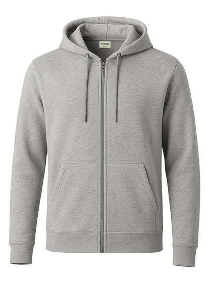 ADRO Zipper Cotton Regular Fit Hoodies | Sweatshirt with Zipper | Jackets for Men | Mens Zipper Hoodie | Hoodie | ZH24-PLN