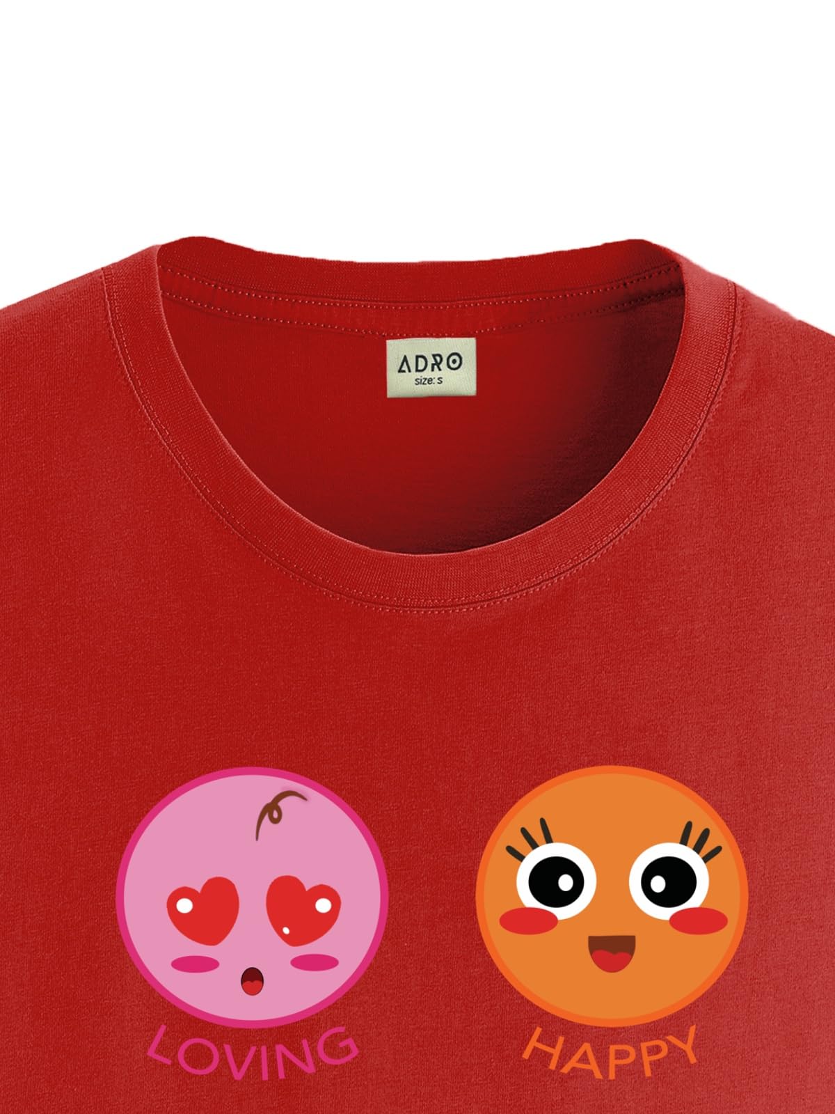 ADRO T Shirts for Boys & Girls || Emotions of Smiley Printed T-Shirt || Ages 3-14 || 100% Cotton Round Neck Tshirt for Boys & Gi