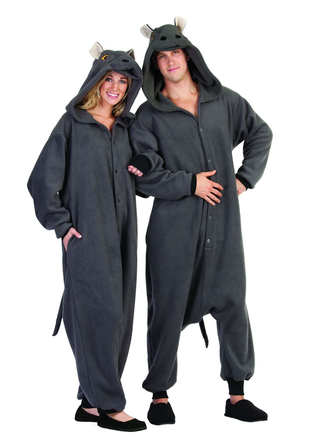 RG Costumes Mens Harper Hippo, Gray, One Size