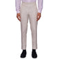 WINTAGE Mens Regular Fit Linen Pants Natural