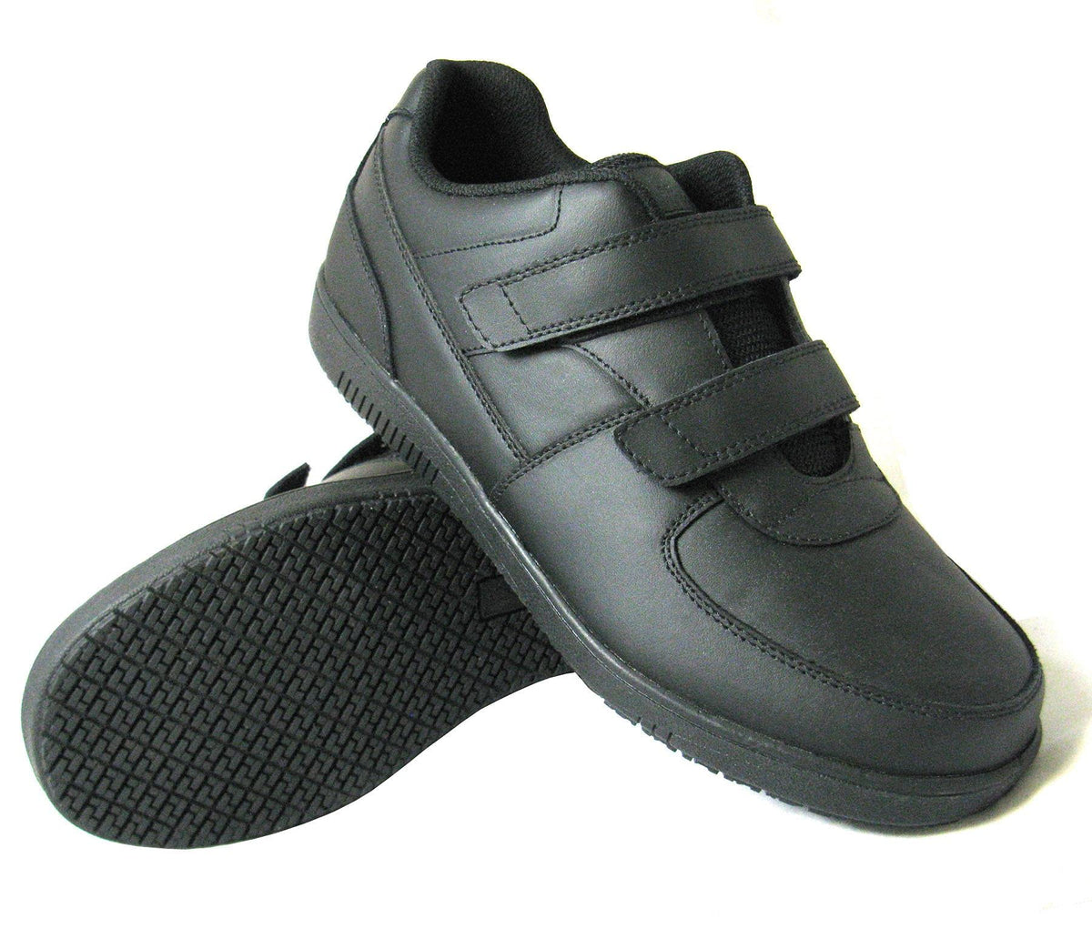GENUINE GRIP 230-9W Shoes,Women,Hook-and-Loop,Black,PR