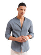 The Indian Garage Co Mens Slim Fit Shirt (0923-SHHTRS-03_Black