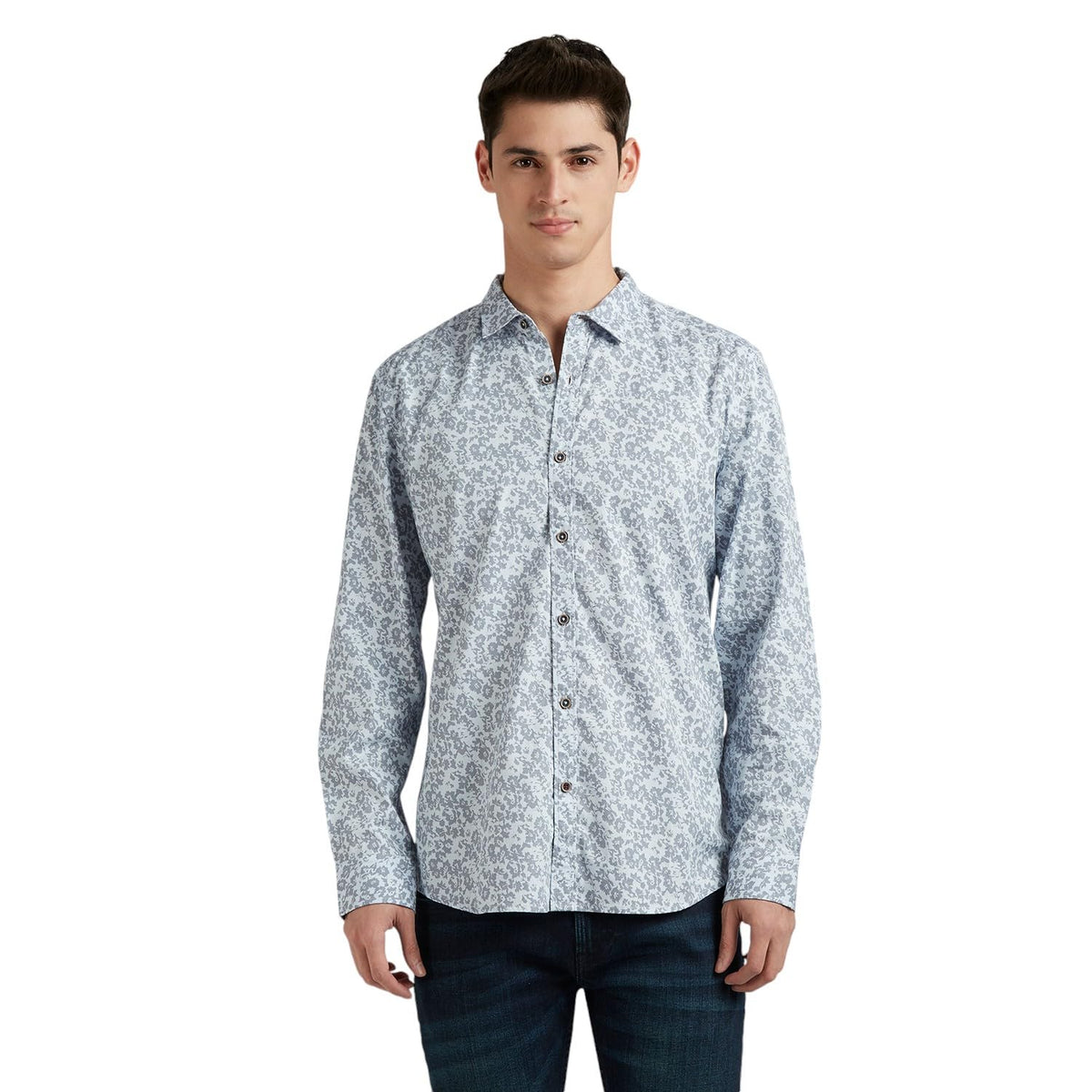Pepe Jeans Men'S Regular Fit Shirt (Pm308889_Grey