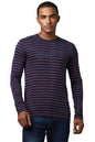Allen Solly Men Striped Casual Full Sleeve Crew Neck T-Shirt