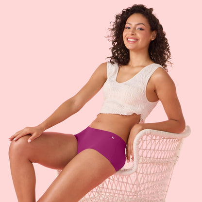 Enamor Innovations Invisi, All Day Comfort, Mid Waist Boyshorts Panty for Women - No Visible Panty Lines, Breathable, Sweat Wick
