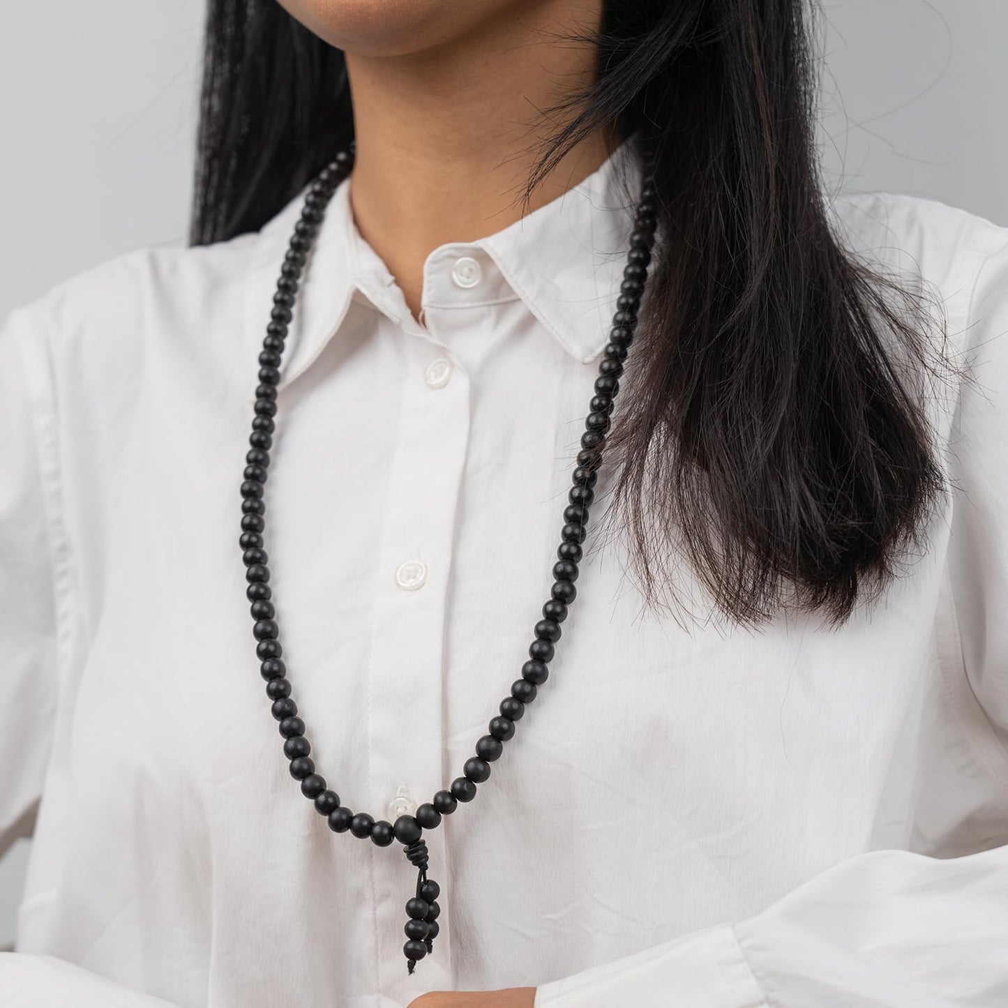 Astrotalk Stretchable Karungali Malai 8mm | Karungali Malai Original 108+1 Beads for Protection & Peace | Stretchable Jap Mala | Unisex Spiritual Mala | Gift for Man & Woman | Premium Gift Box