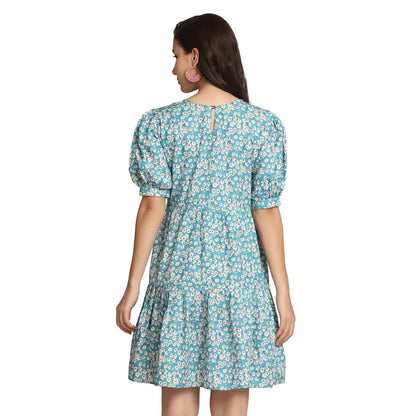Om Sai Latest Creation Western Dresses For Women |A-Line Knee-Length Dress | Indo Western Dress For Women| Short Dress (Large, S