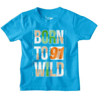 Bon Organik Boys Regular Fit T-Shirt (BON15060_Multi