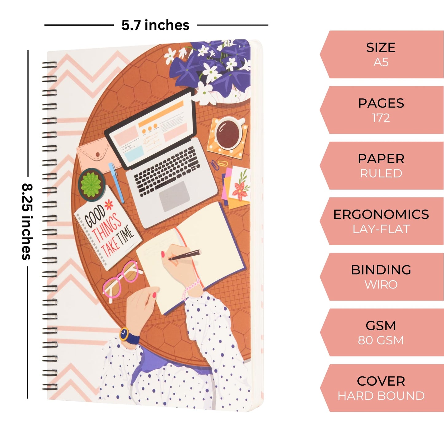 Doodle Undated Daily Planner | A5 | 172 Pages | 80 Gsm | 3 Months Schedule, To-Do List, Daily Priorities, Appointments, Deadline