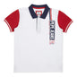 Pepe Jeans Boys Regular Fit Colour Block T-Shirts White