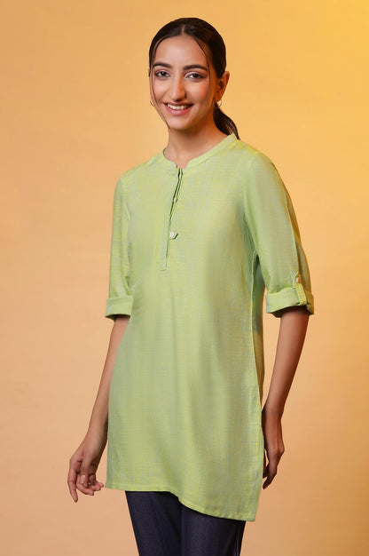 Aurelia WomenS Cotton Regular Kurti (24Fea30432_Green