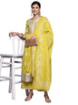 Libas WomenS Pure Cotton Kurta Sets (34252_Mustard