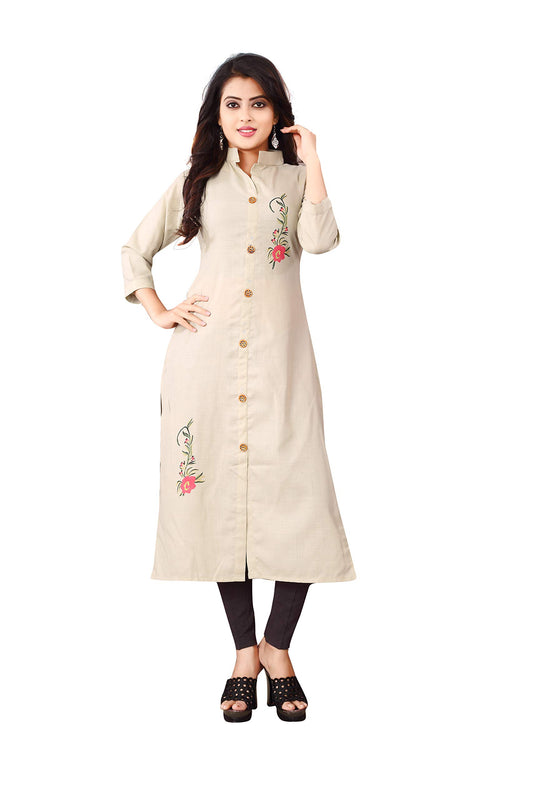 OM SAI LATEST CREATION Women's Rayon Printed Full Stitched Kurti/Kurta and Bottom Set with Pent (Leggings) for Women & Girls