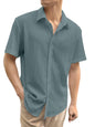 Greciilooks For Casual Stylish Polycotton Regular Formal Shirt Grey