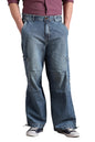 Hubberholme Men Cotton Washed Baggy Mid-Rise Jeans 9