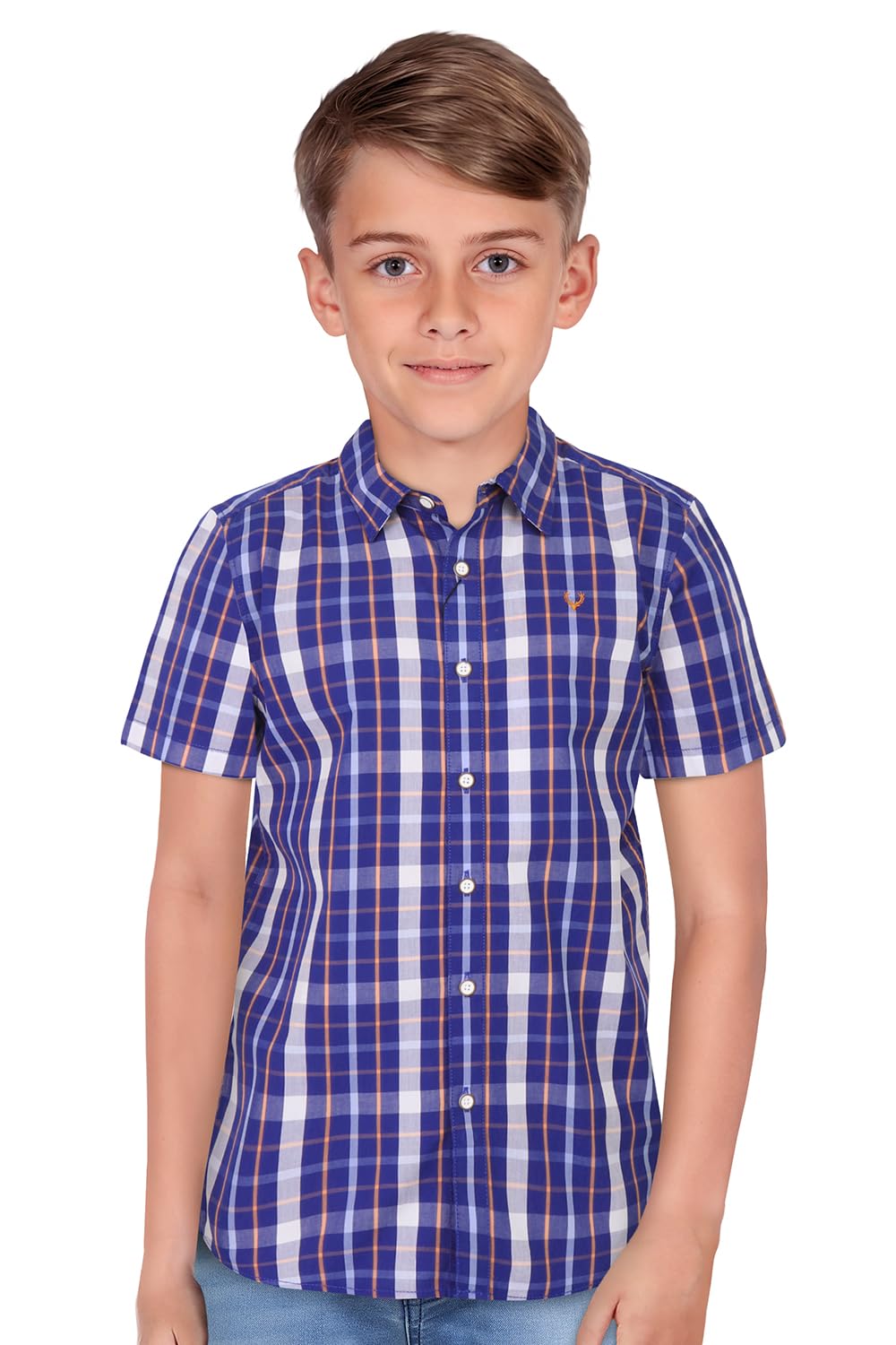 Allen Solly Boys Regular Fit Casual Half Sleeve Short Sleeve T-Shirt