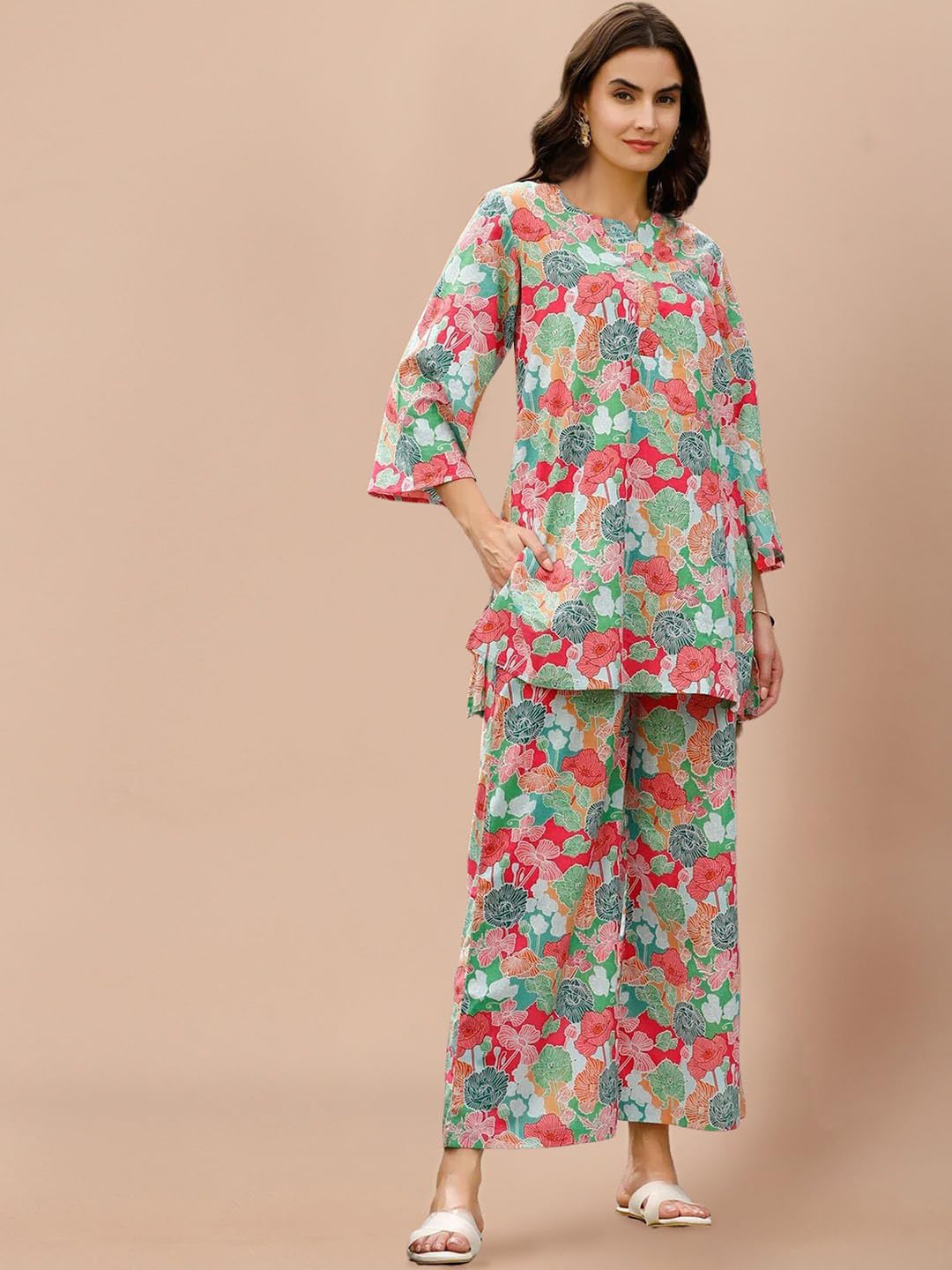 Tee Projekt Co Ord Set For Women Stylish | Ethnic Co Ord Set For Women Multicolour