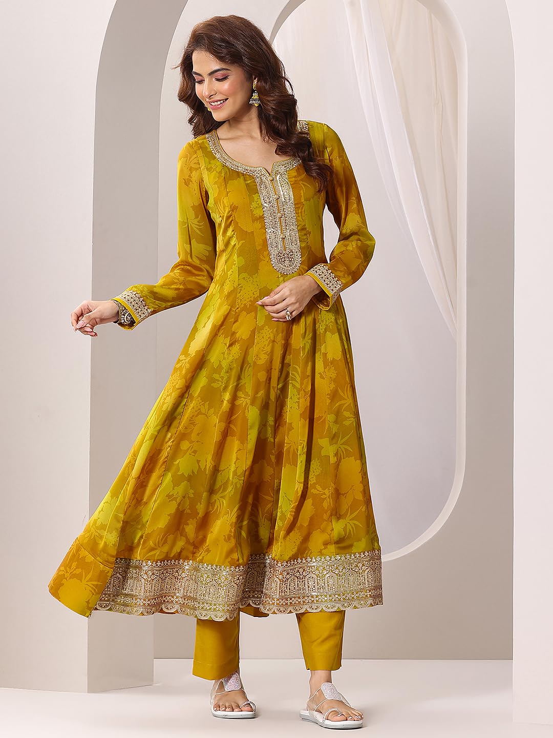 Libas WomenS Silk Blend Kurta Set (99085Or