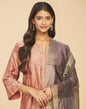 Fabindia Grey Viscose Silk Jaal Hand Woven Dupatta (Free Size) - 10743688