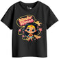 Bon Organik Girls Regular Fit T-Shirt (BON11421_Black