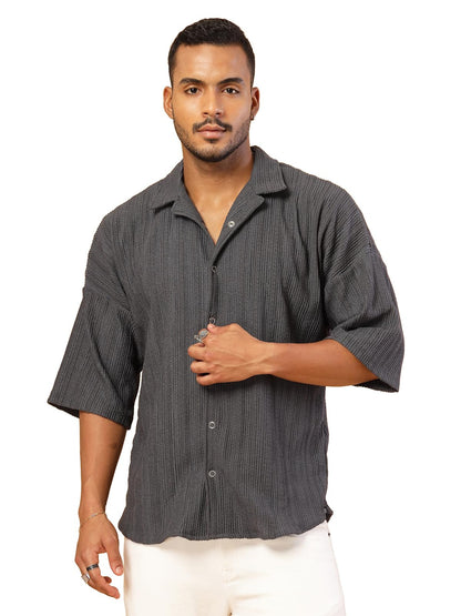 Rigo Cotton Oversized Shirts for Men | Half Sleeves Hawaiian Shirts for Men | Summer Oversized Shirts Shirt for Men | Oversized